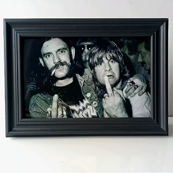 Lemmy Kilmister Ozzy Osbourne music  70s 80s rocknroll Black Sabbath Motorhead - Picture 3 of 5